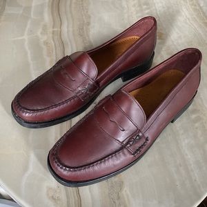 Bass Weejuns Penny Loafers Women’s Katherine II Burgundy Leather